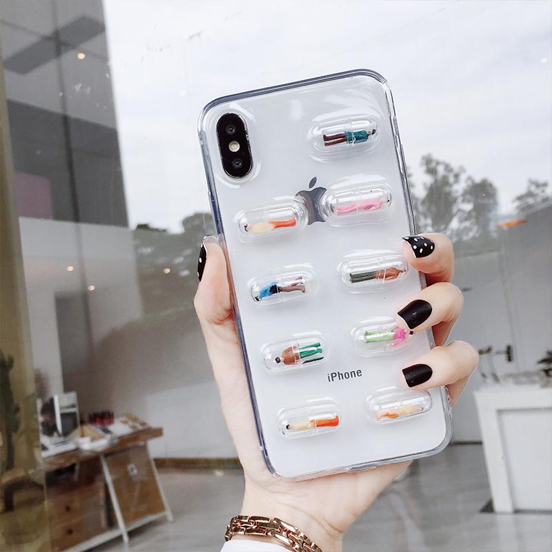 3D Pill Capsule iPhone Case