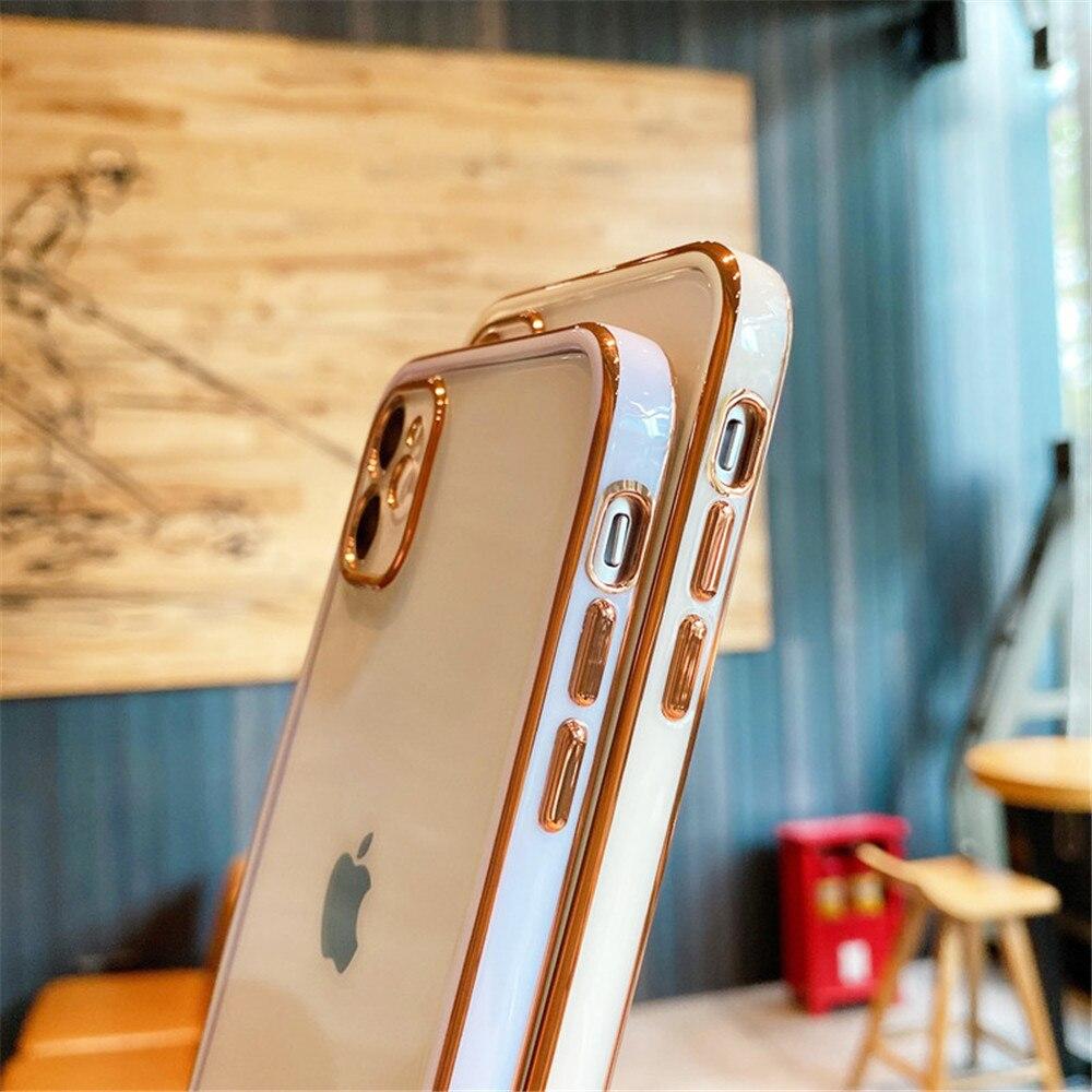 Gold Plating Camera Protector iPhone Case