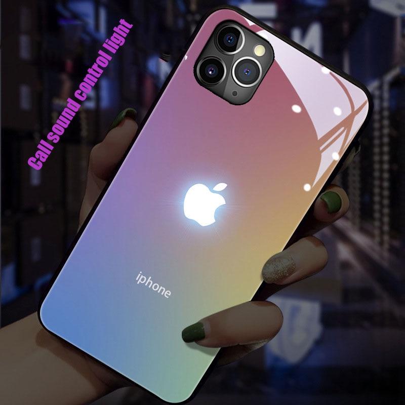 Iphone 11 Back Cover Led Light Led Logo Iphone 11 Back Cover Led