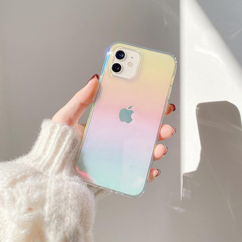 Aurora Rainbow iPhone Case – Mermaid Case Aurora Rainbow iPhone Case – Mermaid Case