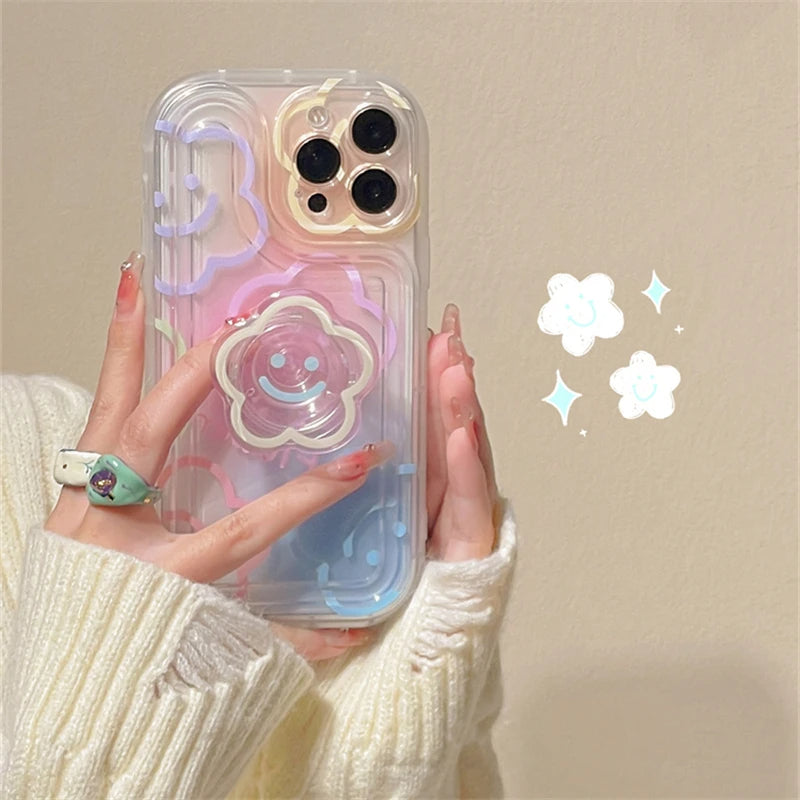 Sun Flower Holo Case w/ Holder iPhone Case