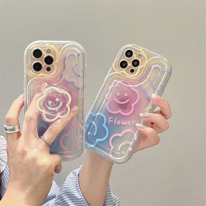 Sun Flower Holo Case w/ Holder iPhone Case