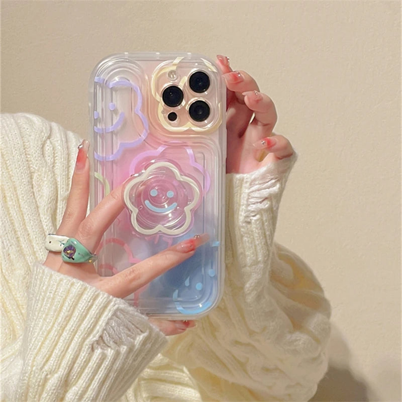 Sun Flower Holo Case w/ Holder iPhone Case