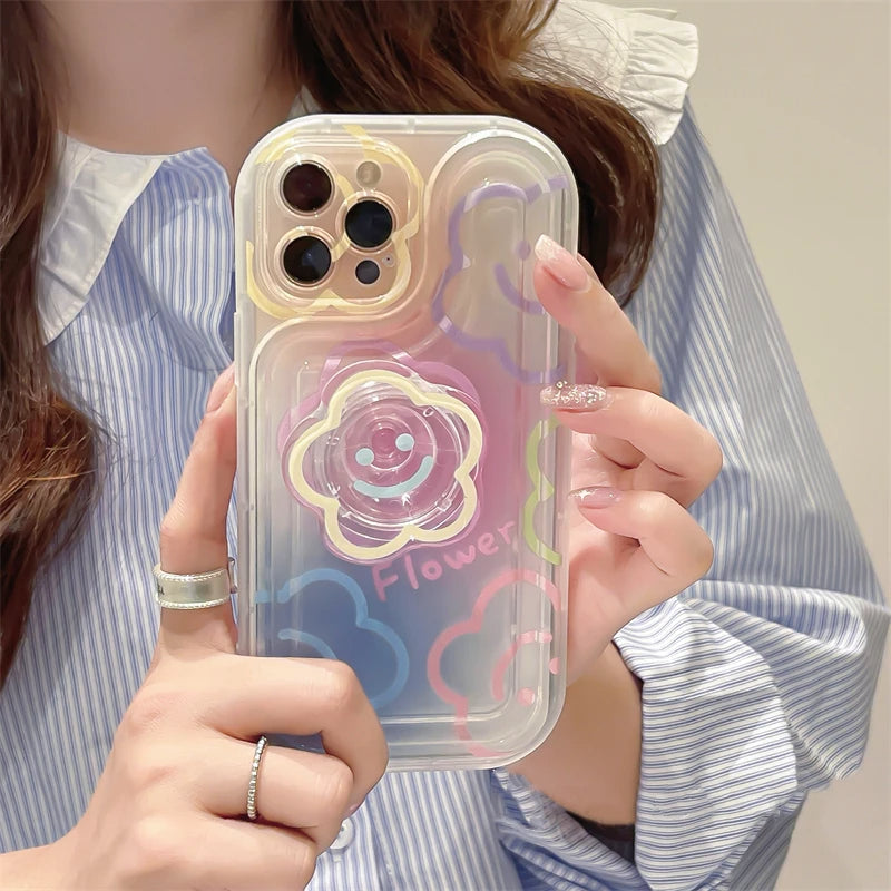 Sun Flower Holo Case w/ Holder iPhone Case