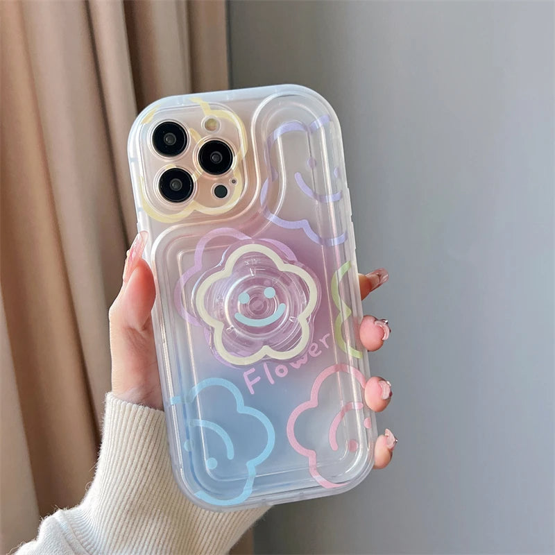 Sun Flower Holo Case w/ Holder iPhone Case