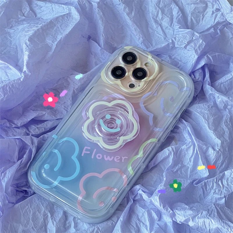 Sun Flower Holo Case w/ Holder iPhone Case