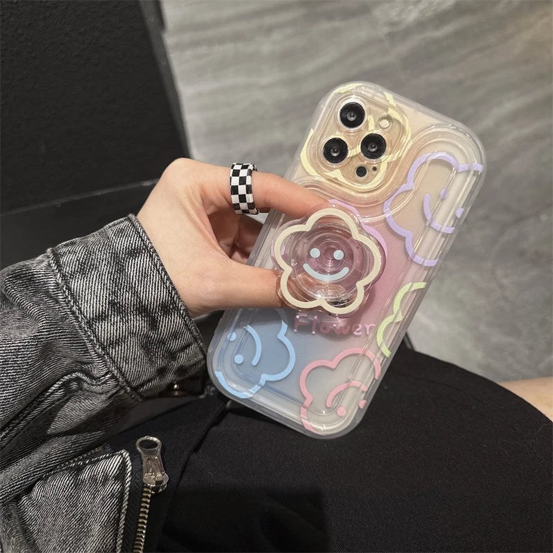 Sun Flower Holo Case w/ Holder iPhone Case