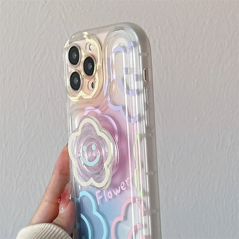 Sun Flower Holo Case w/ Holder iPhone Case