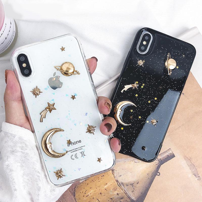 3D Planet Space iPhone Case