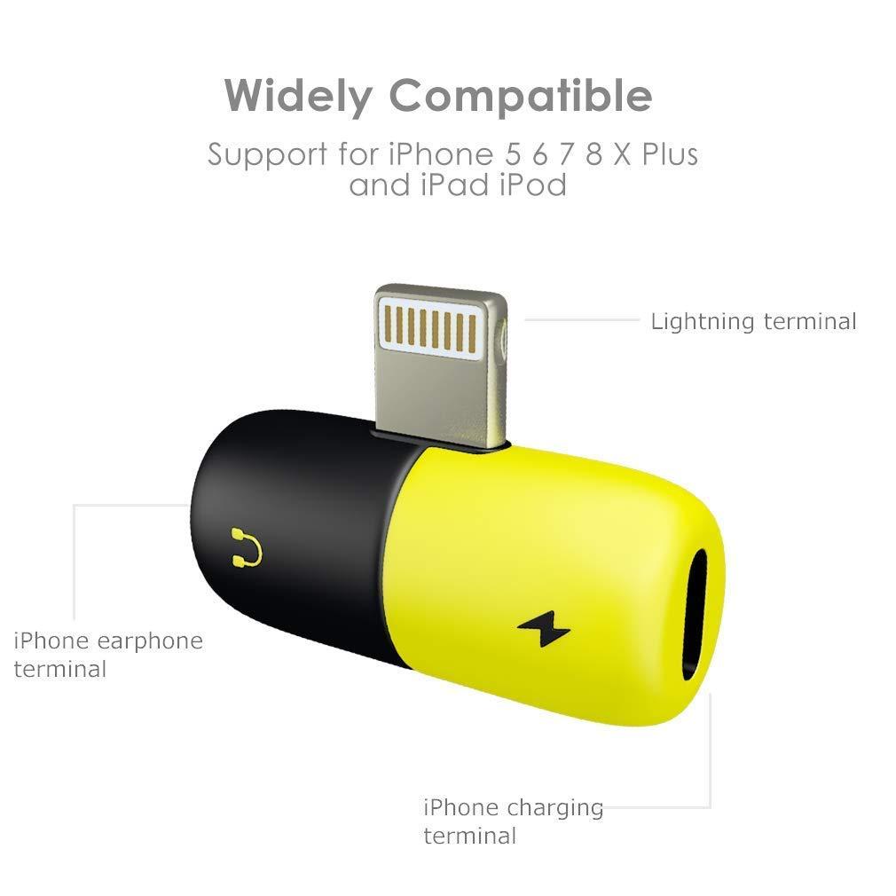 Mini Lightning Adapter Splitter '2 in 1'