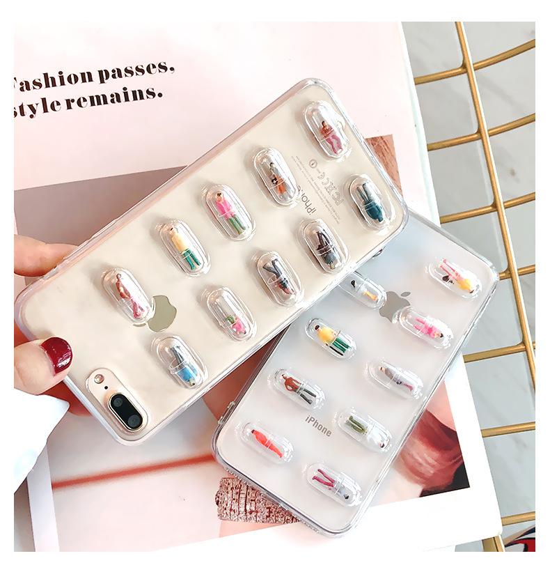 3D Pill Capsule iPhone Case