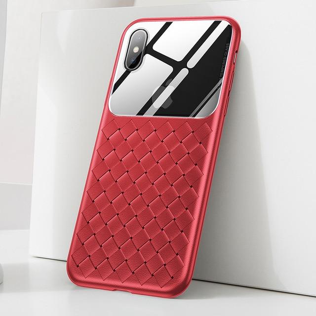 Grid Pattern Weave iPhone Case