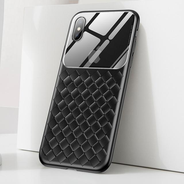 Grid Pattern Weave iPhone Case