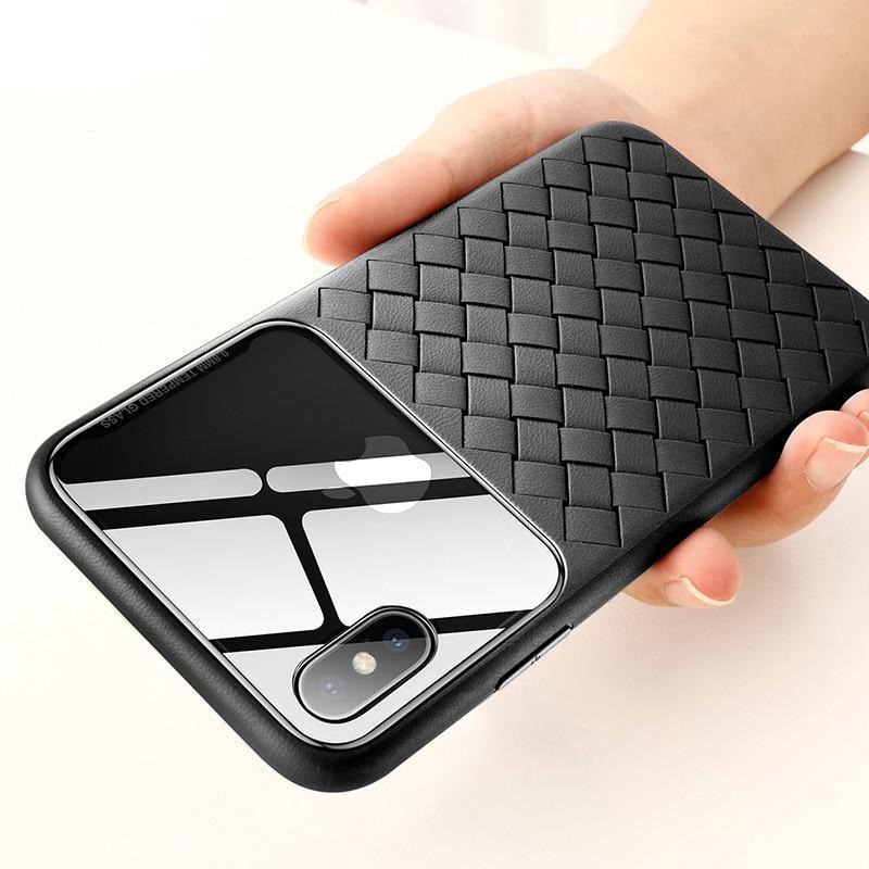 Grid Pattern Weave iPhone Case