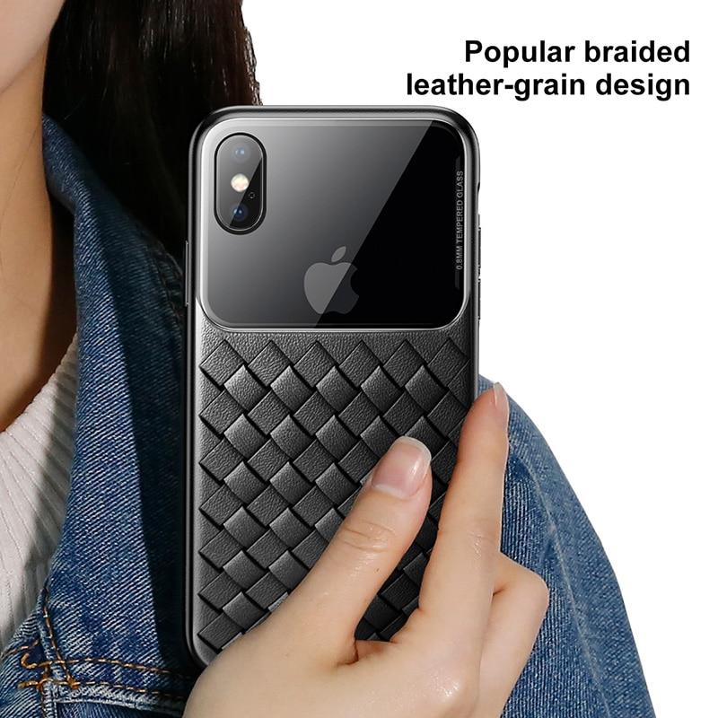 Grid Pattern Weave iPhone Case