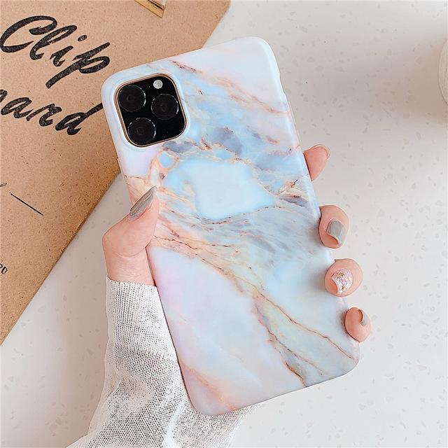 Violet Marble iPhone Case