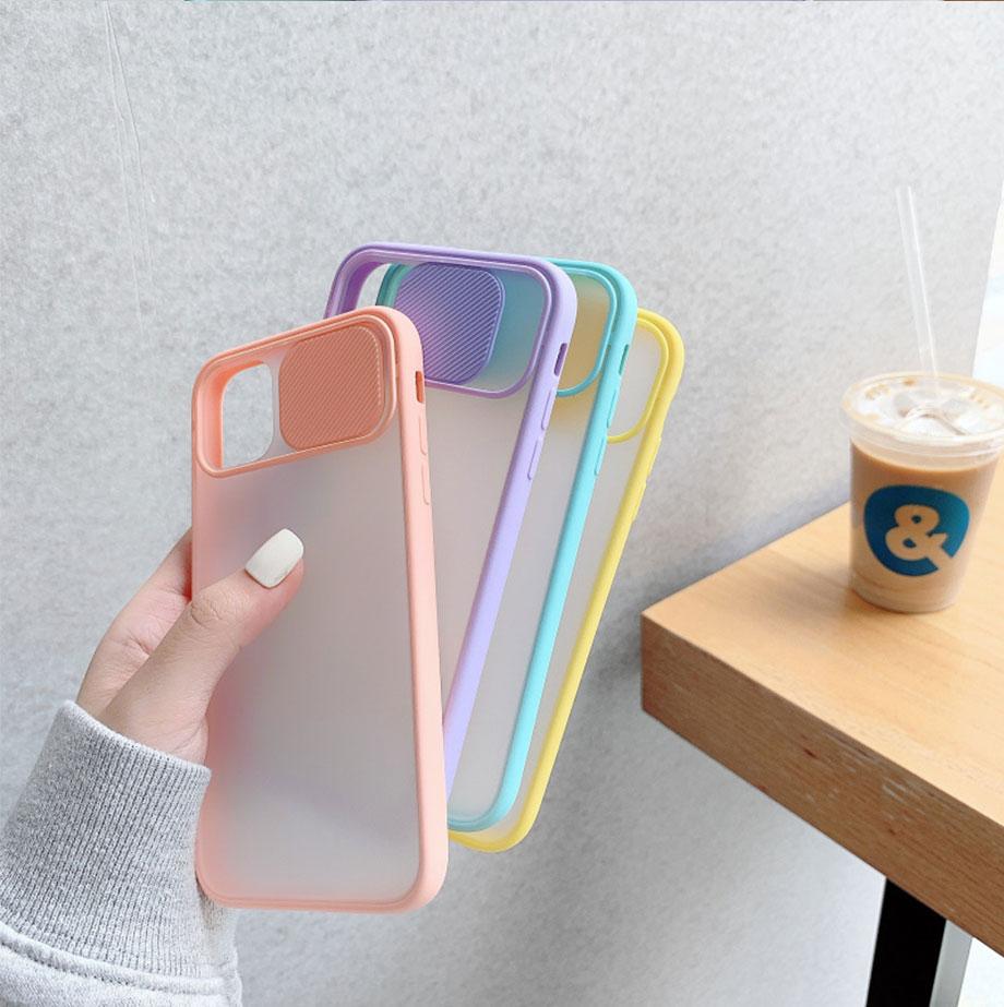 Transparent Camera Shield Shockproof iPhone Case