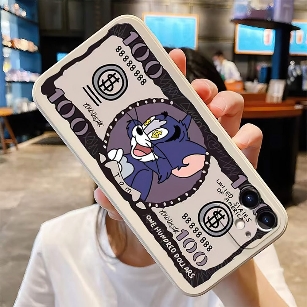 Tom and Jerry Dollar iPhone Case