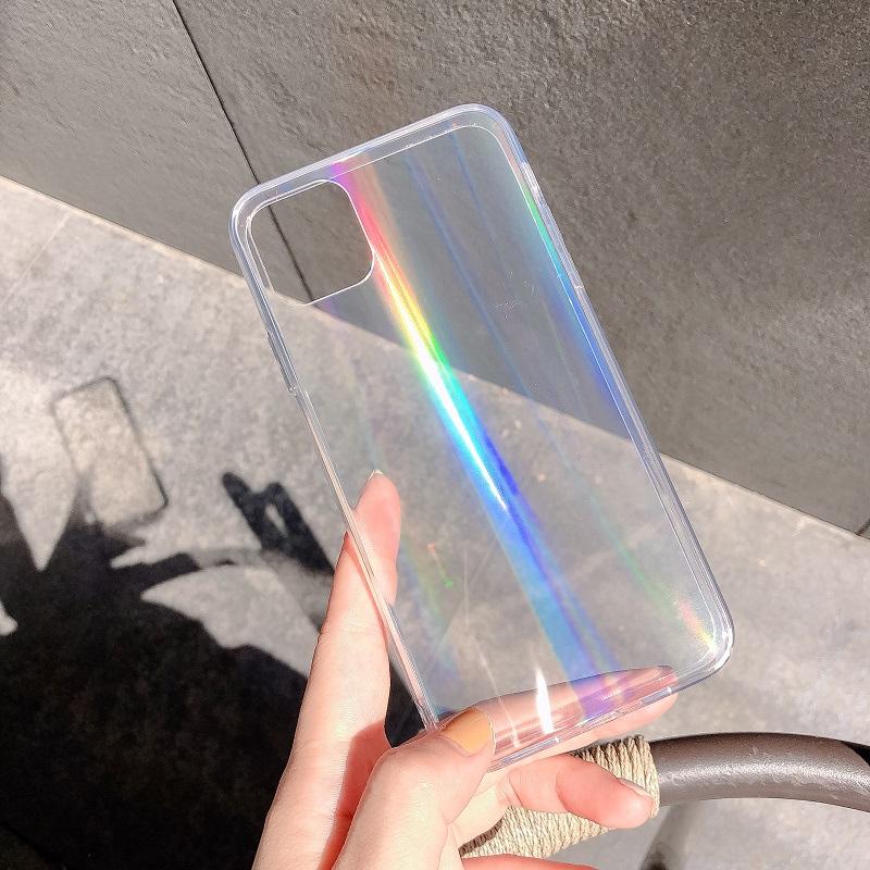 Aurora Holo Transparent iPhone Case