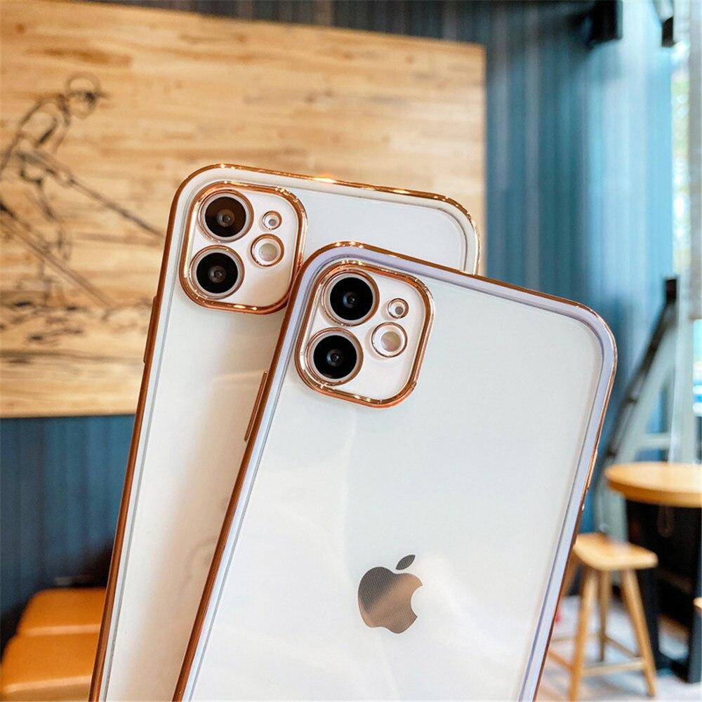 Gold Plating Camera Protector iPhone Case