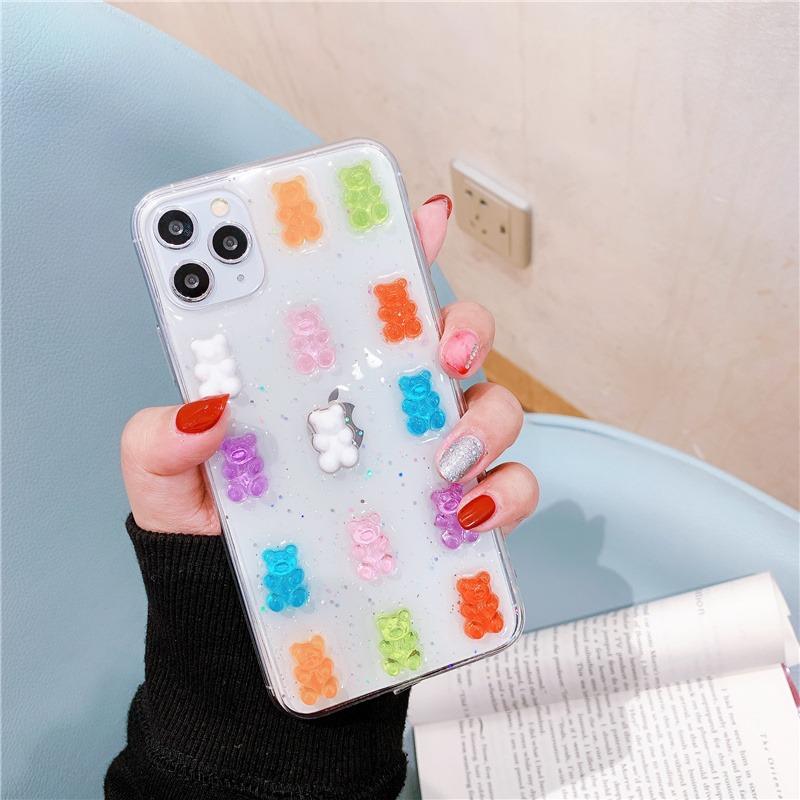 3D Jelly Bear iPhone Case