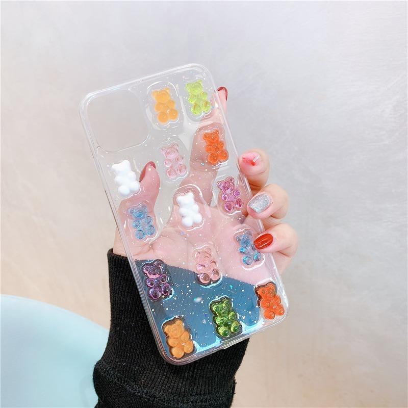 3D Jelly Bear iPhone Case