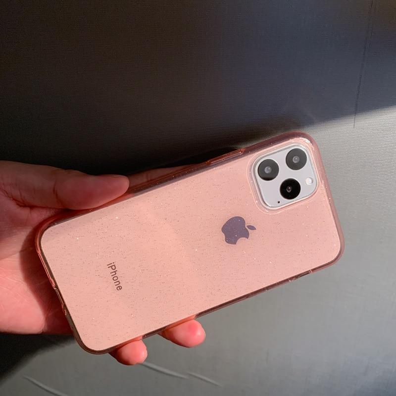 Glitter Soft Transparent iPhone Case