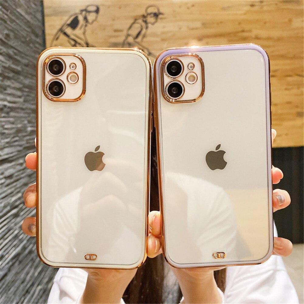 Gold Plating Camera Protector iPhone Case