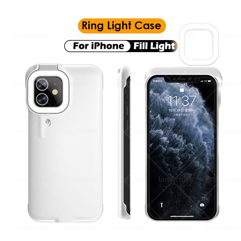 Selfie Ring Light iPhone Case [3 Lighting Modes]