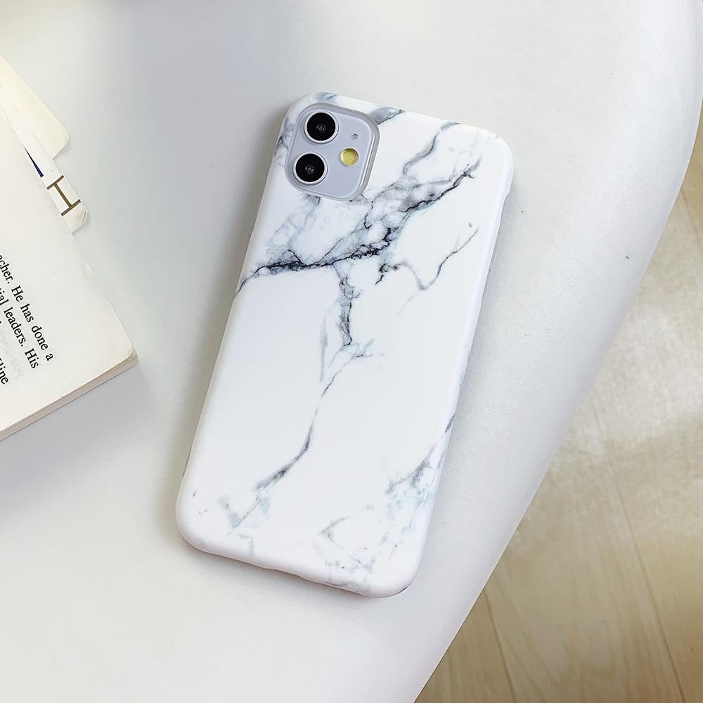 White Marble iPhone Case