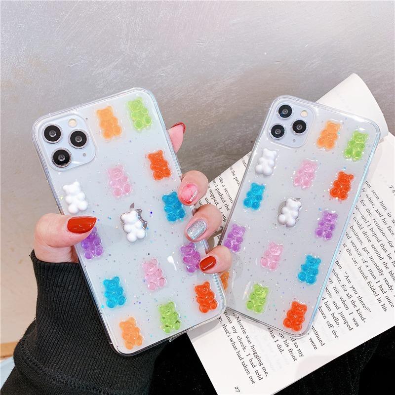 3D Jelly Bear iPhone Case