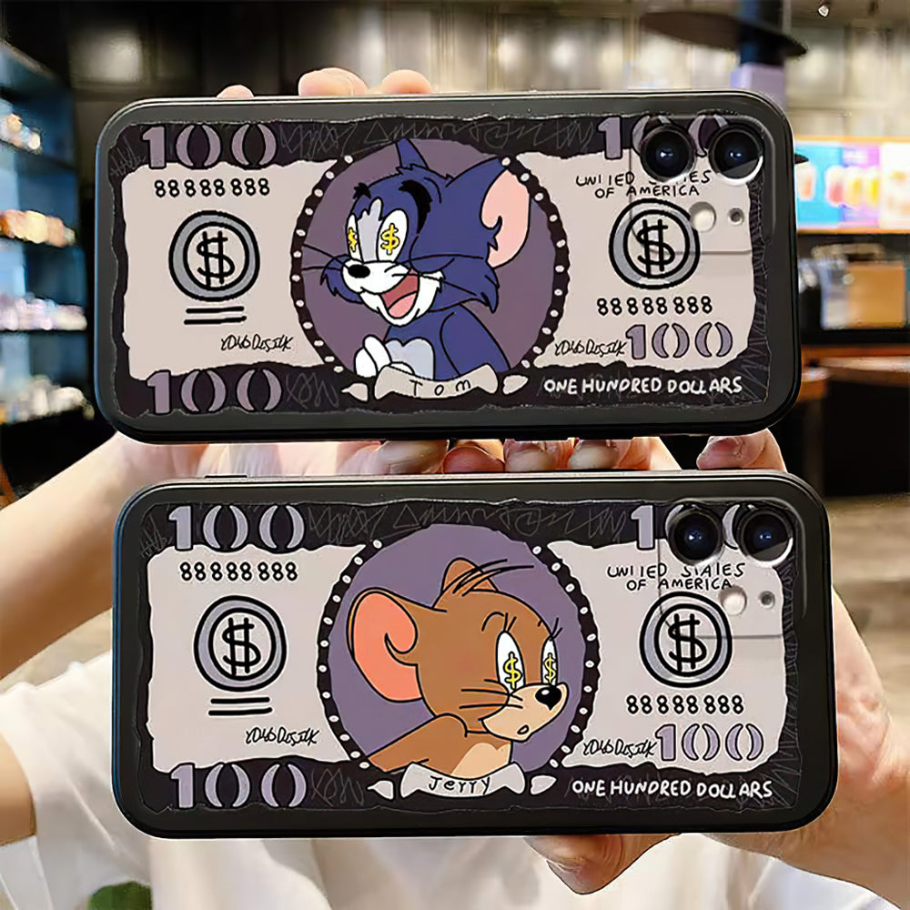 Tom and Jerry Dollar iPhone Case