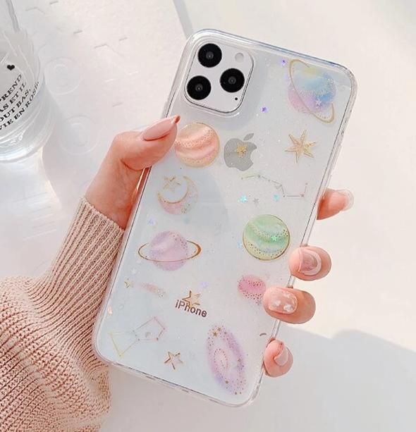 3D Candy Space iPhone Case