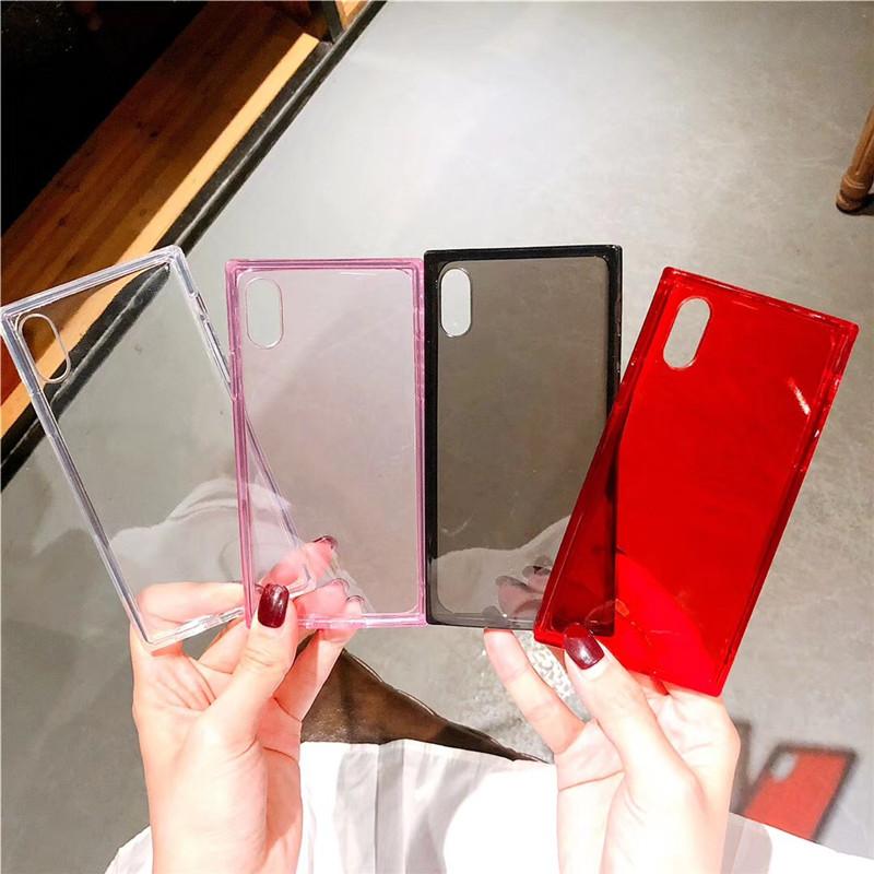 Clear Square Soft iPhone Case