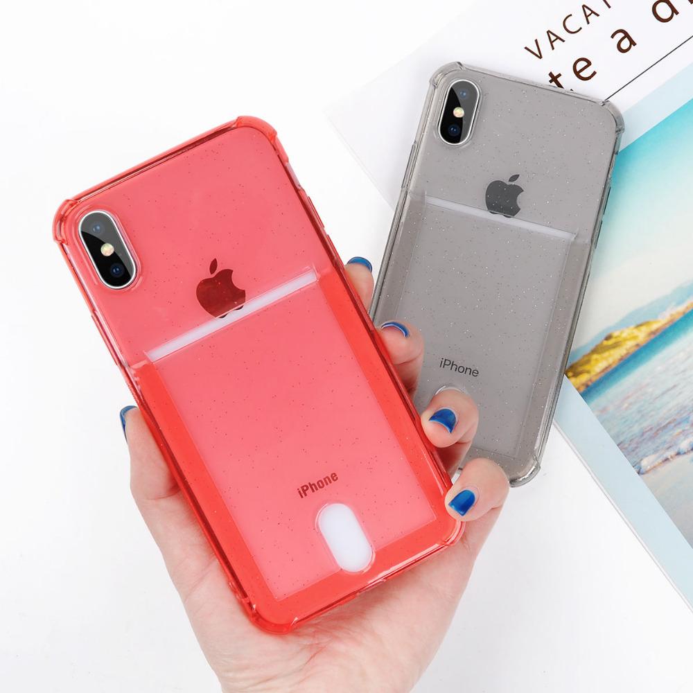 Card Holder Anti-Knock iPhone Case