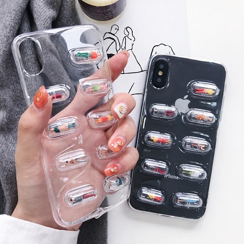 3D Pill Capsule iPhone Case