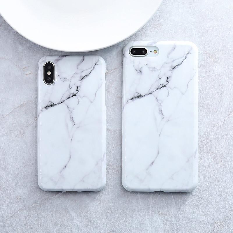 White Marble iPhone Case