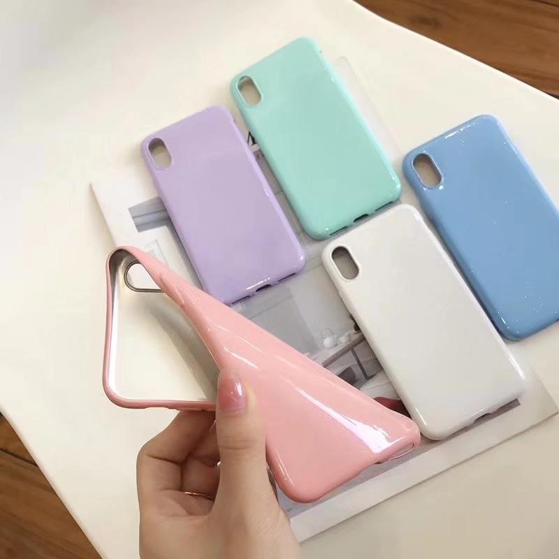 Candy Color Glossy iPhone Case