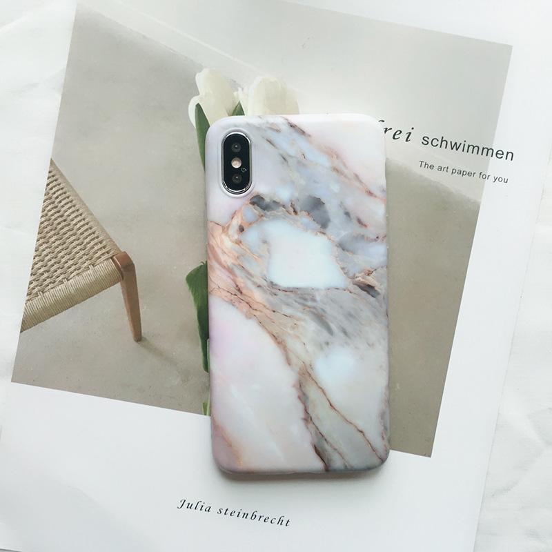 Violet Marble iPhone Case