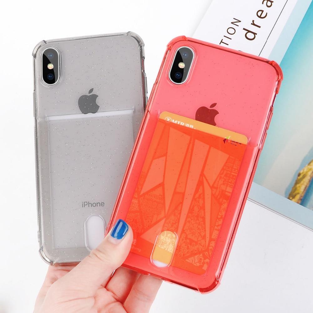 Card Holder Anti-Knock iPhone Case