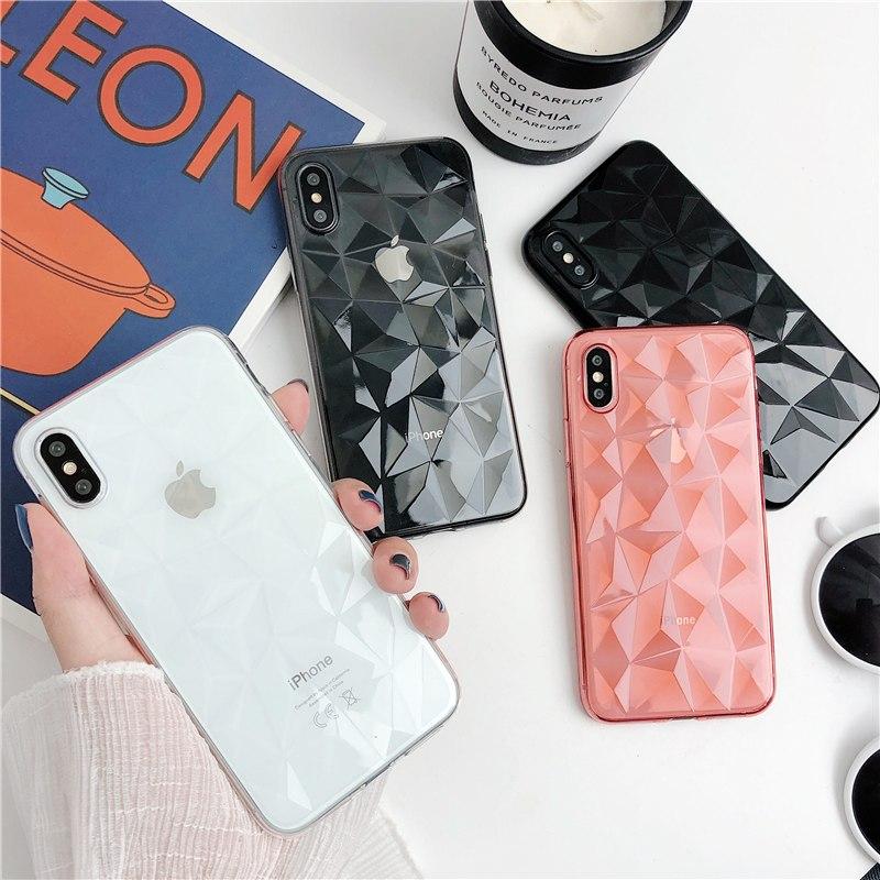 3D Diamond Pattern iPhone Case