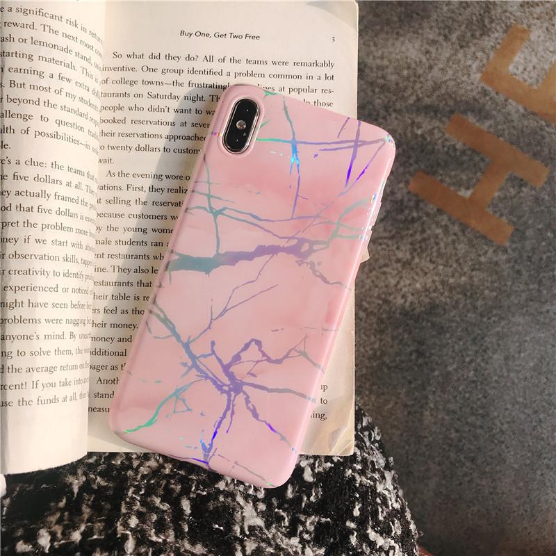 Laser Marble iPhone Case