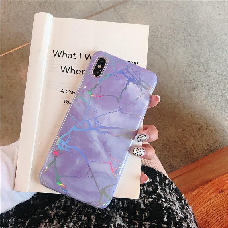 Laser Marble iPhone Case