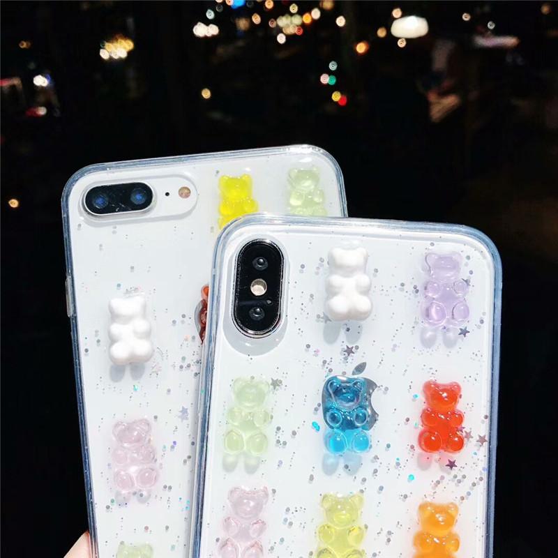 3D Jelly Bear iPhone Case