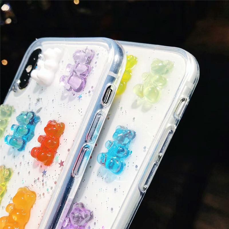 3D Jelly Bear iPhone Case