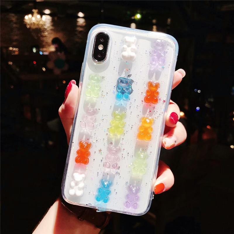 3D Jelly Bear iPhone Case