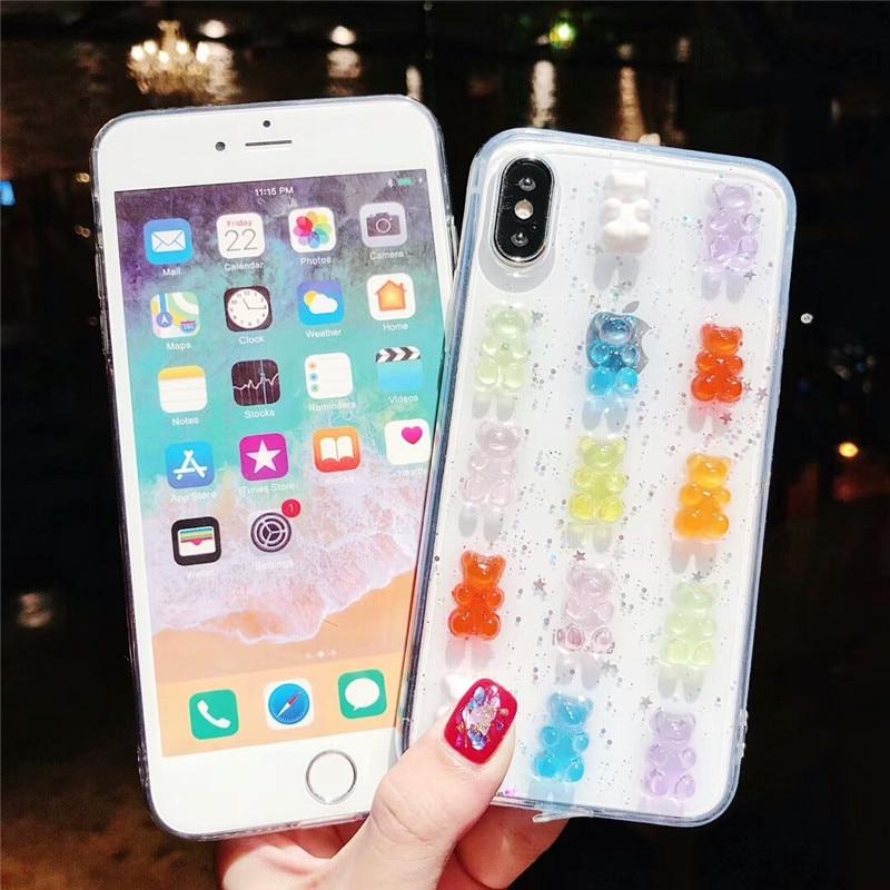 3D Jelly Bear iPhone Case