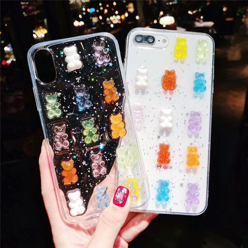 3D Jelly Bear iPhone Case