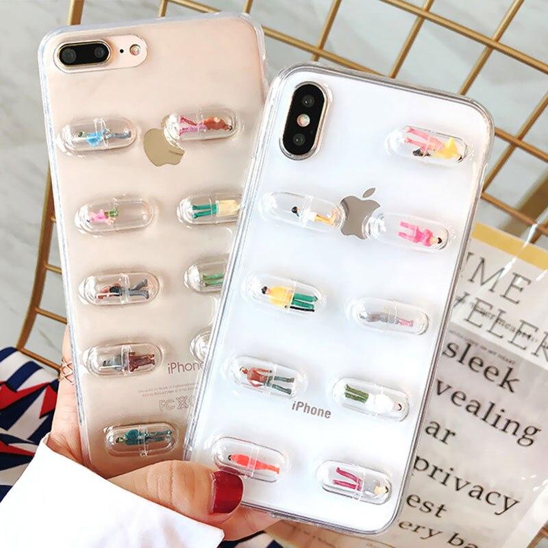 3D Pill Capsule iPhone Case