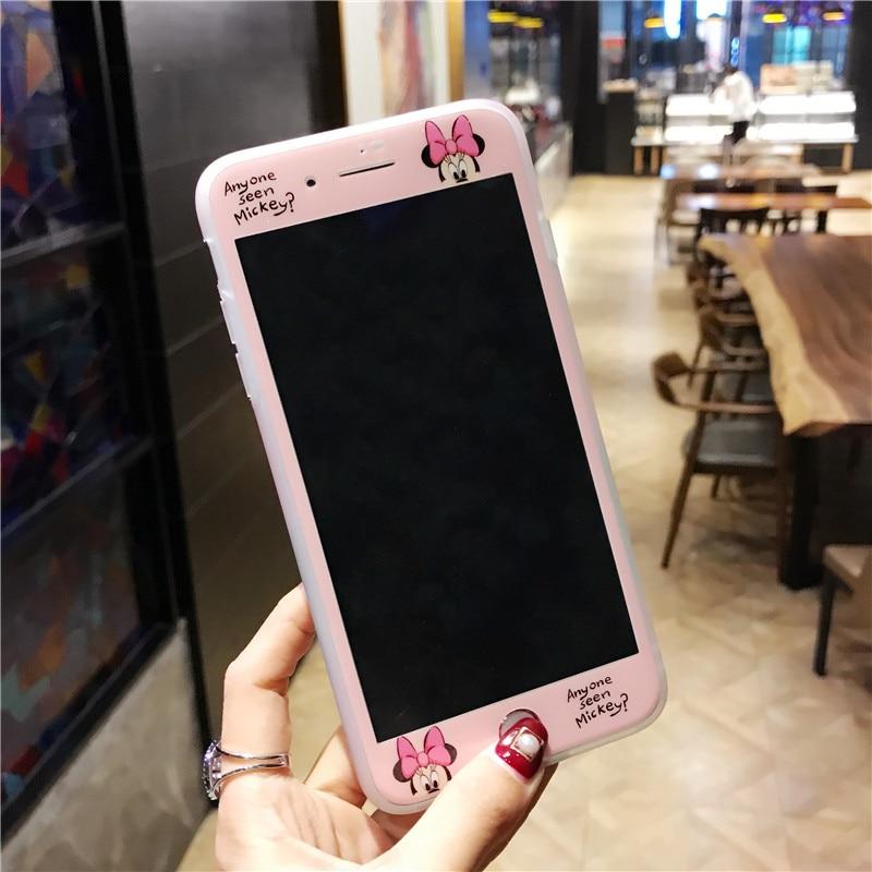 360 Full Cover Cartoon iPhone Case